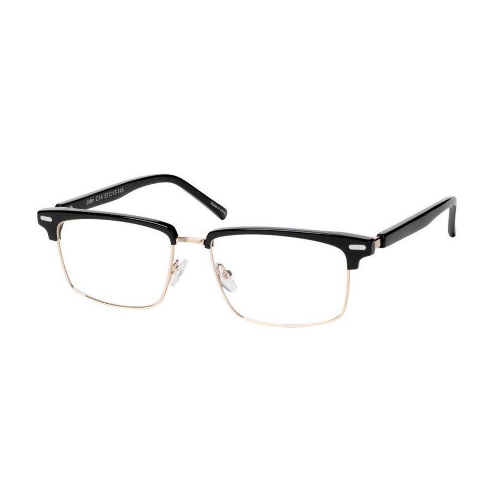 IOTA John Eyeglasses C14 Black Gold 57mm